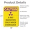 Signmission Radiation & Laser Sign, 24 in H x 18 in W, Vinyl Decal, Rectangle OS-2PACK-CR-D-1824-V-10285 - alternate 4